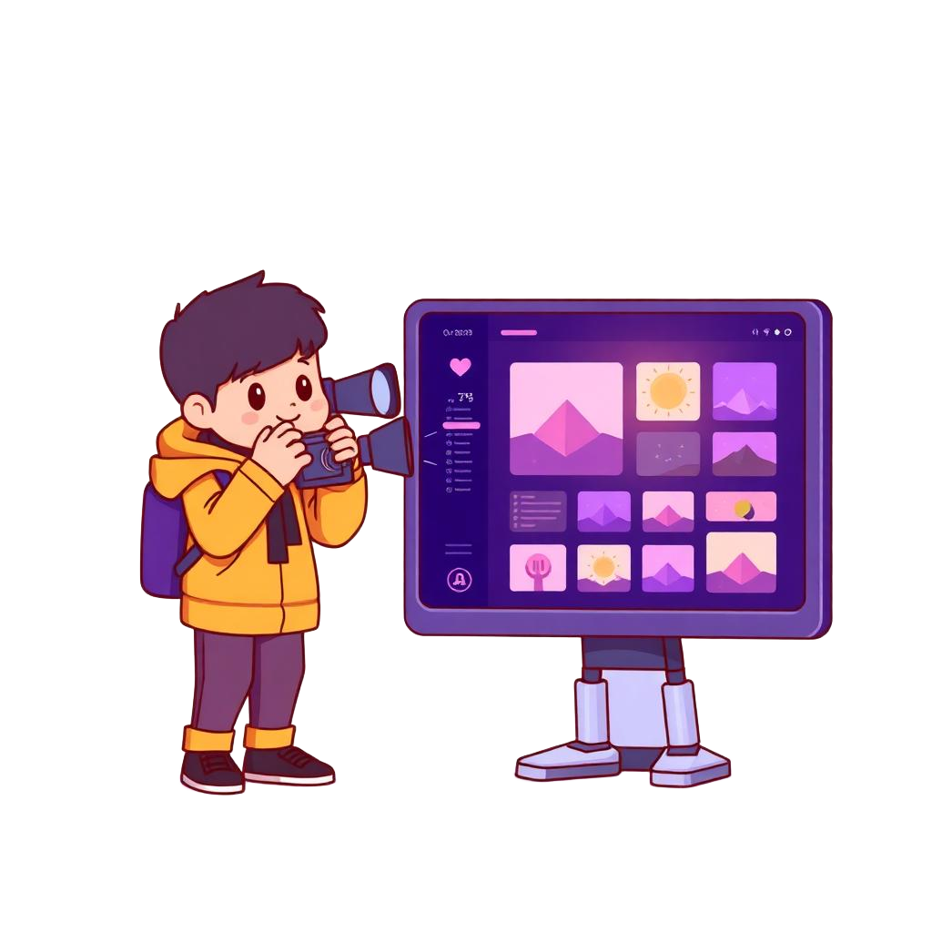 AI Studio illustration for professional photographers
